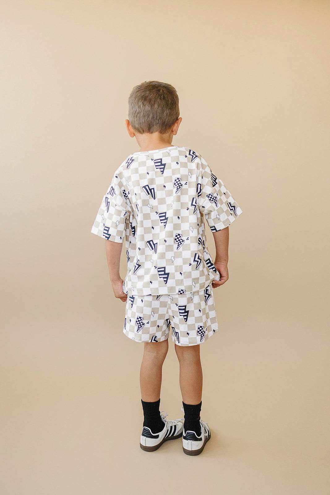 Lucky Panda Kids Shorts Set - Summer Bolts