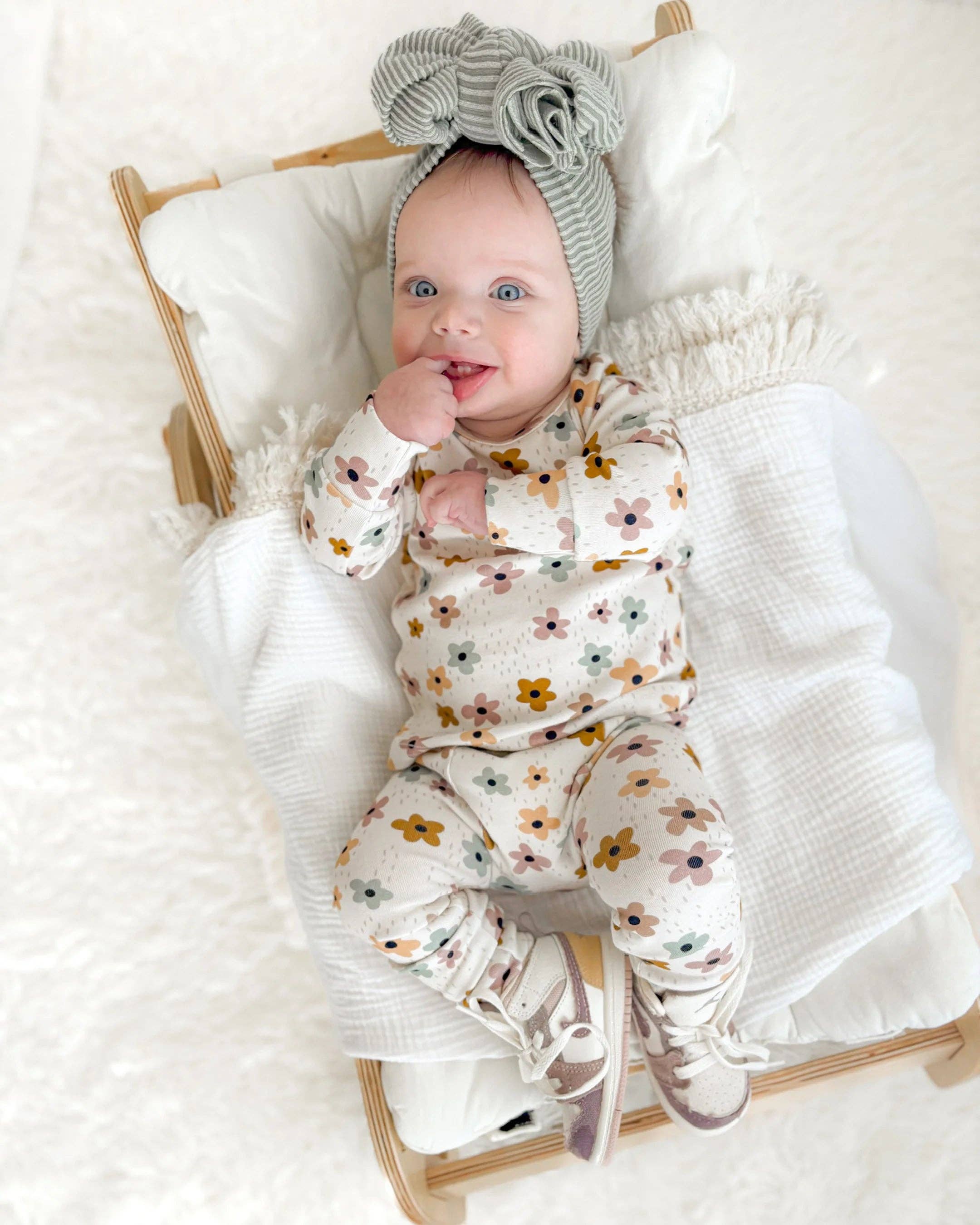 Lucky Panda Kids Lounge Set - Floral