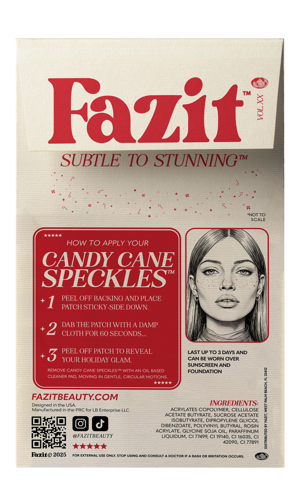 Fazit - Candy Cane Glitter Makeup Patches