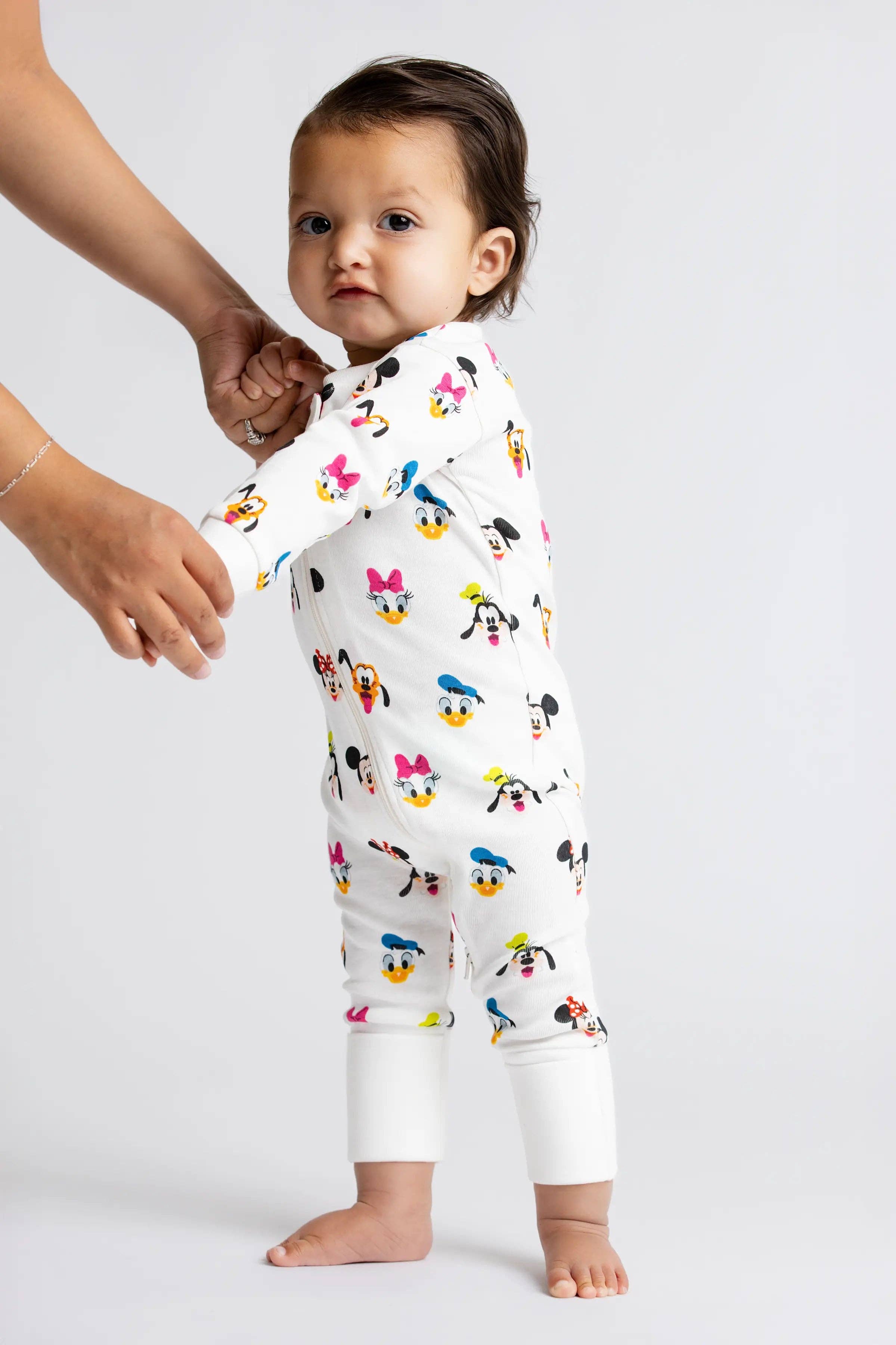 Monica + Andy Zip Romper - Disney Mickey + Friends