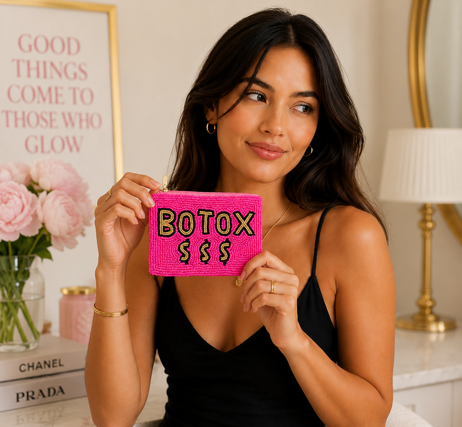 Beaded Coin Purse - Botox Money