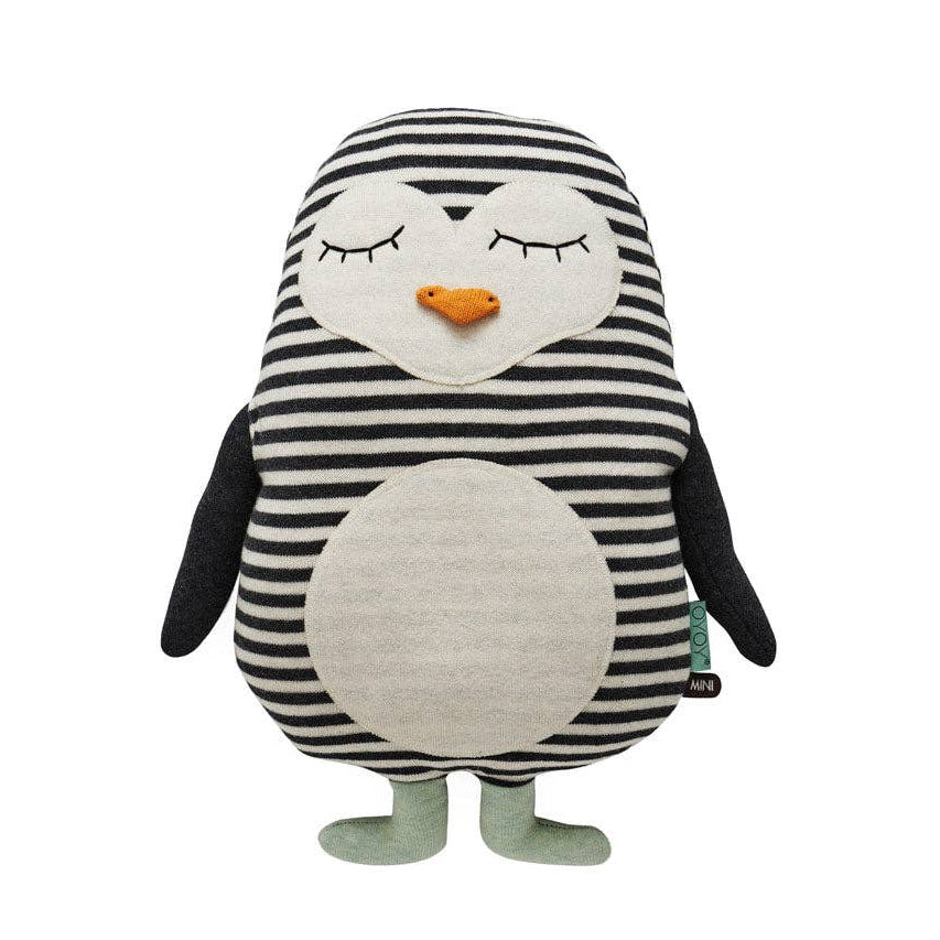 OYOY LIVING DESIGN - Penguin Pingo Cushion - White / Black