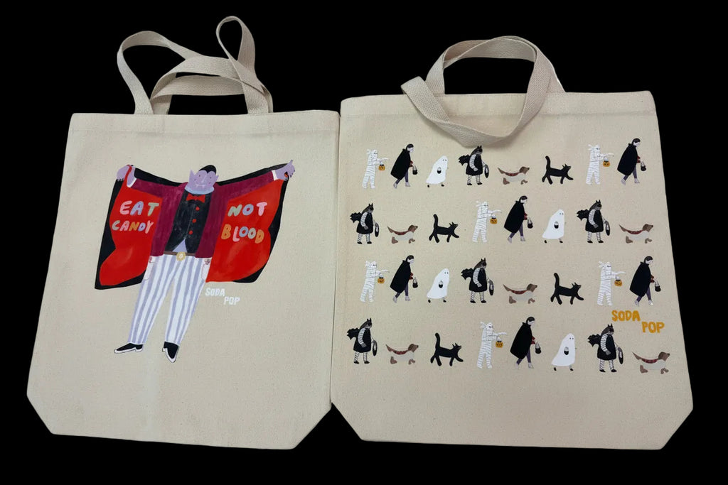 Soda Pop Halloween Bags - artist Jesse Silver