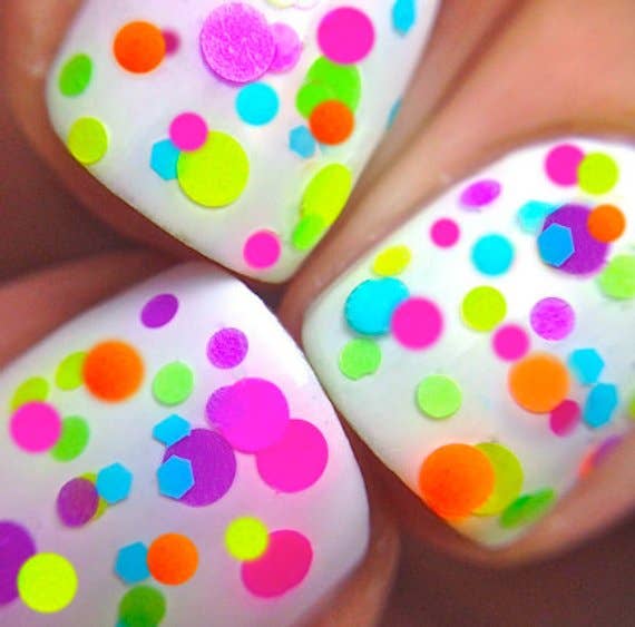 Polish Me Silly Nail Polish - Flirty (Polka Dot)