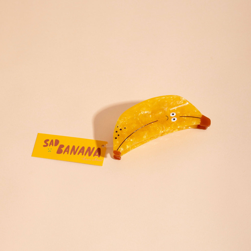 Carolyn Suzuki Hair Claw - Sad Banana