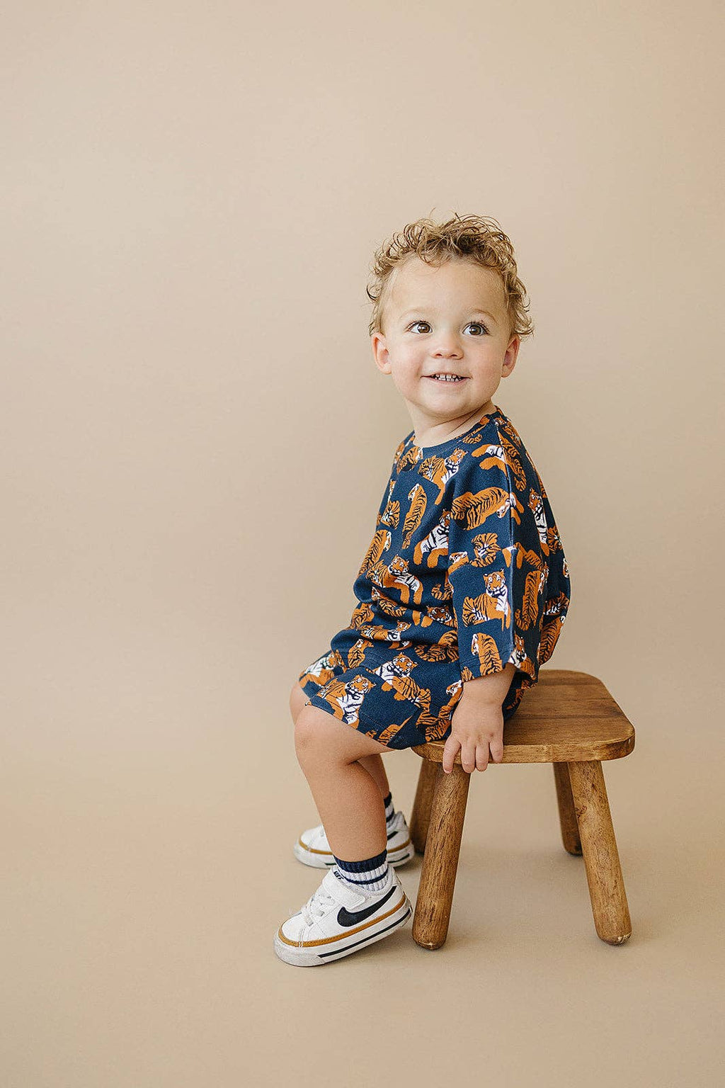 Lucky Panda Kids Shorts Set - Tiger