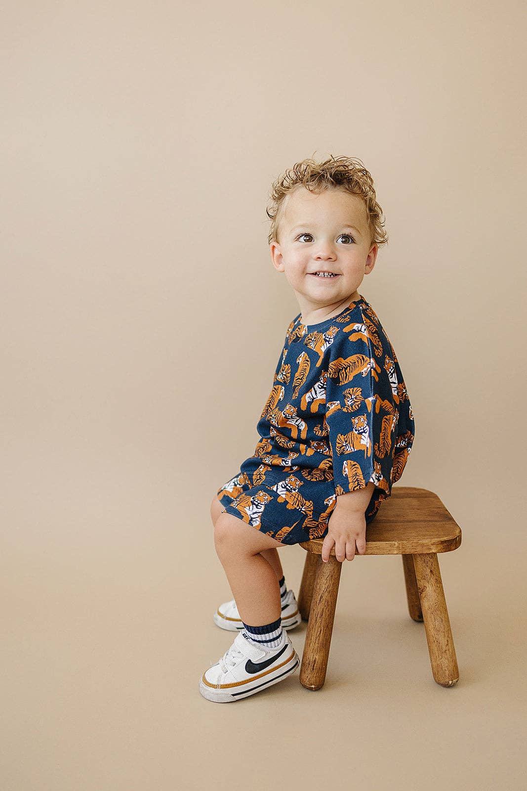 Lucky Panda Kids Shorts Set - Tiger