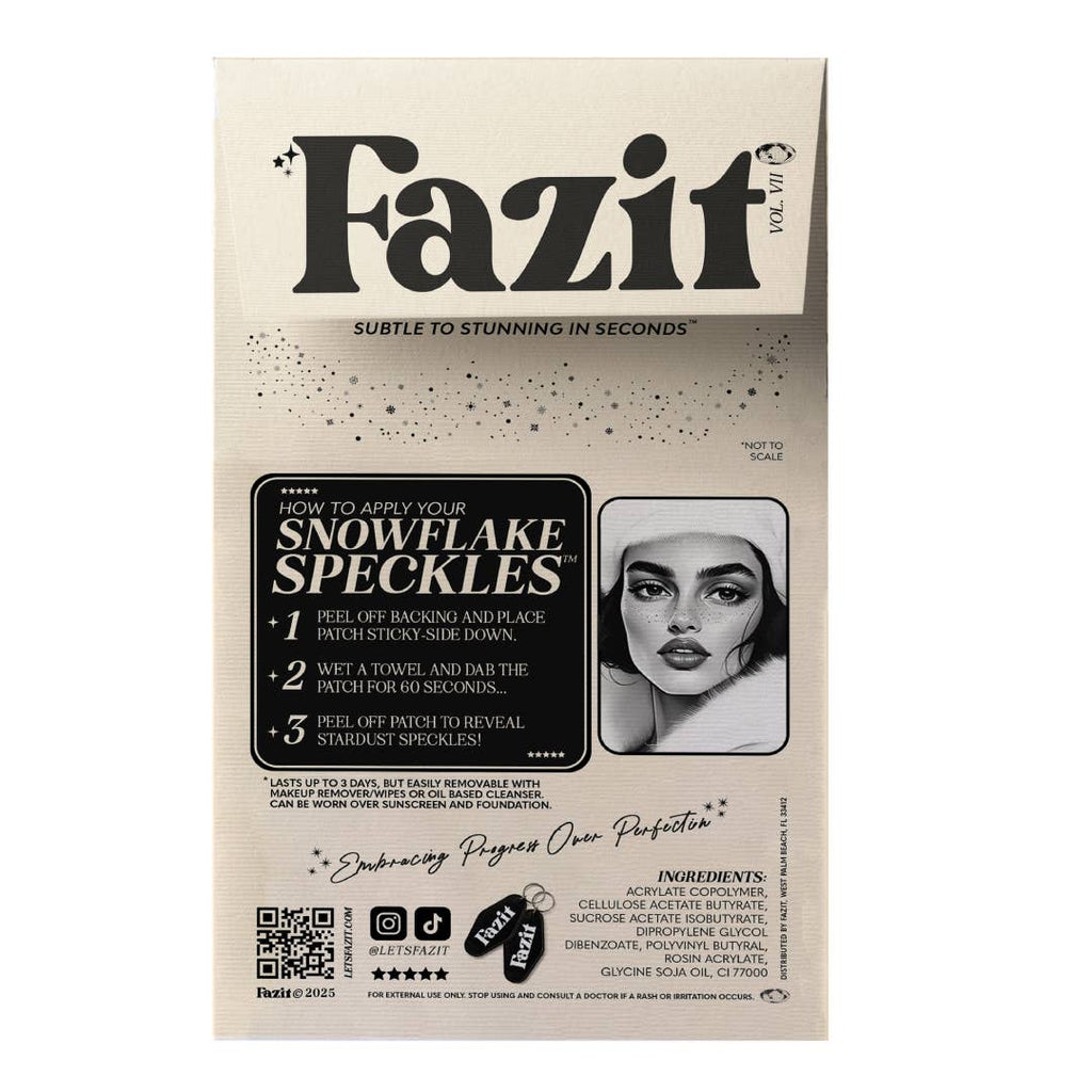 Fazit - Snowflake Glitter Makeup Patches