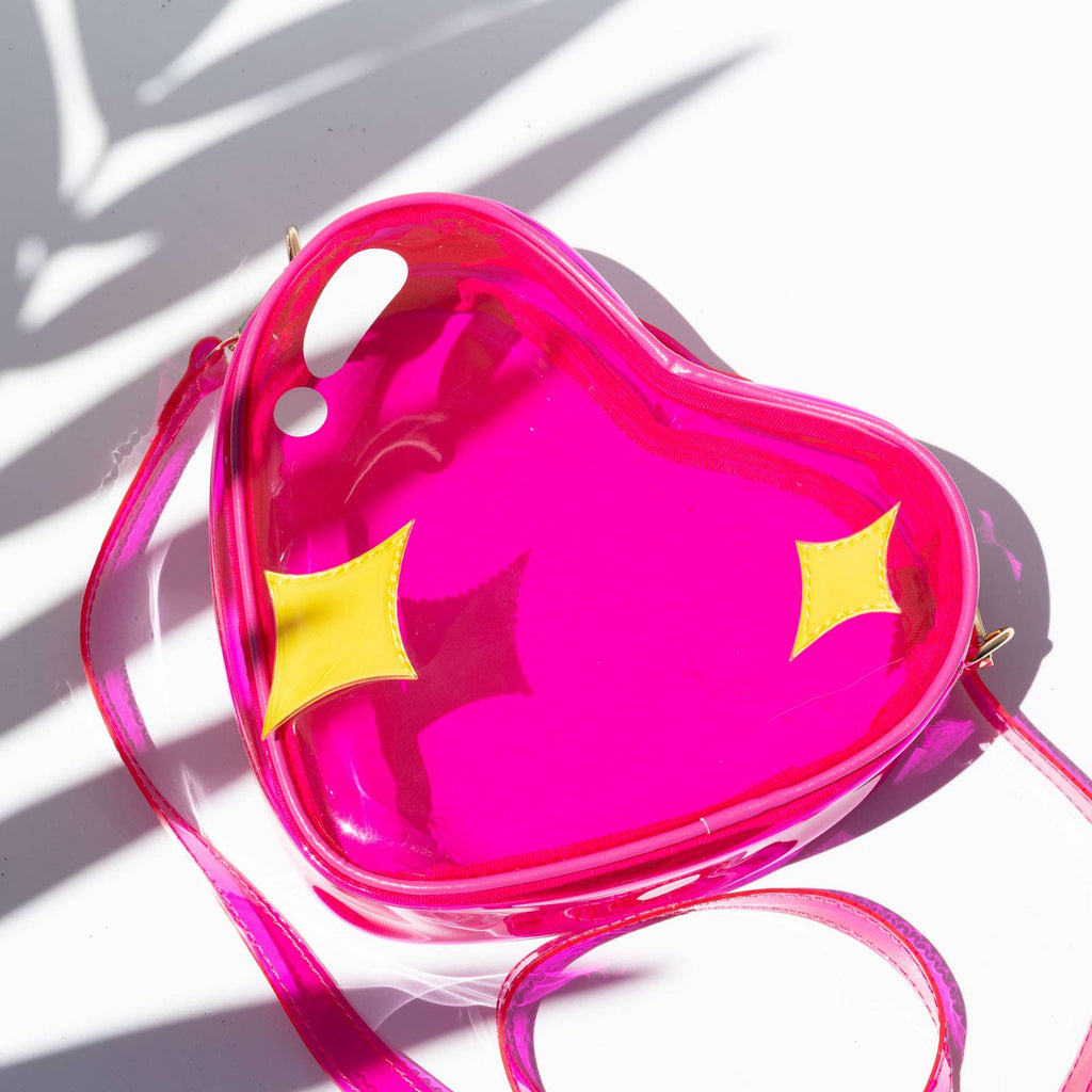 Bewaltz - Jelly Handbag - Sparkly Heart