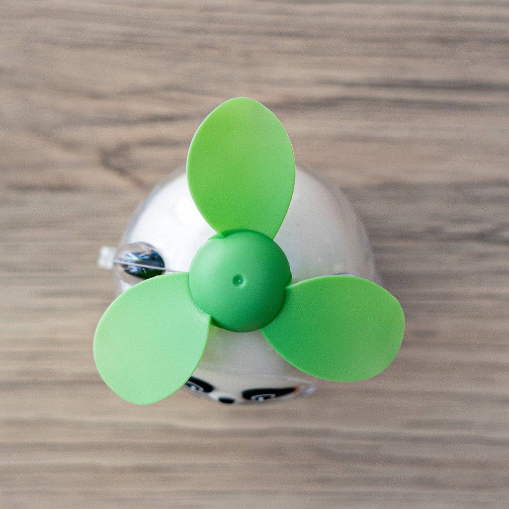 Urban Tokyo - Mini Handheld Fan - Green Panda
