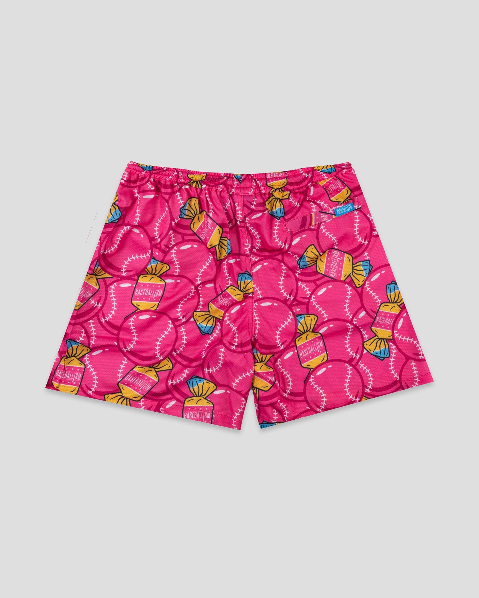 Baseballism - Youth Air Mesh Shorts - Bubbles and Doubles Diamond