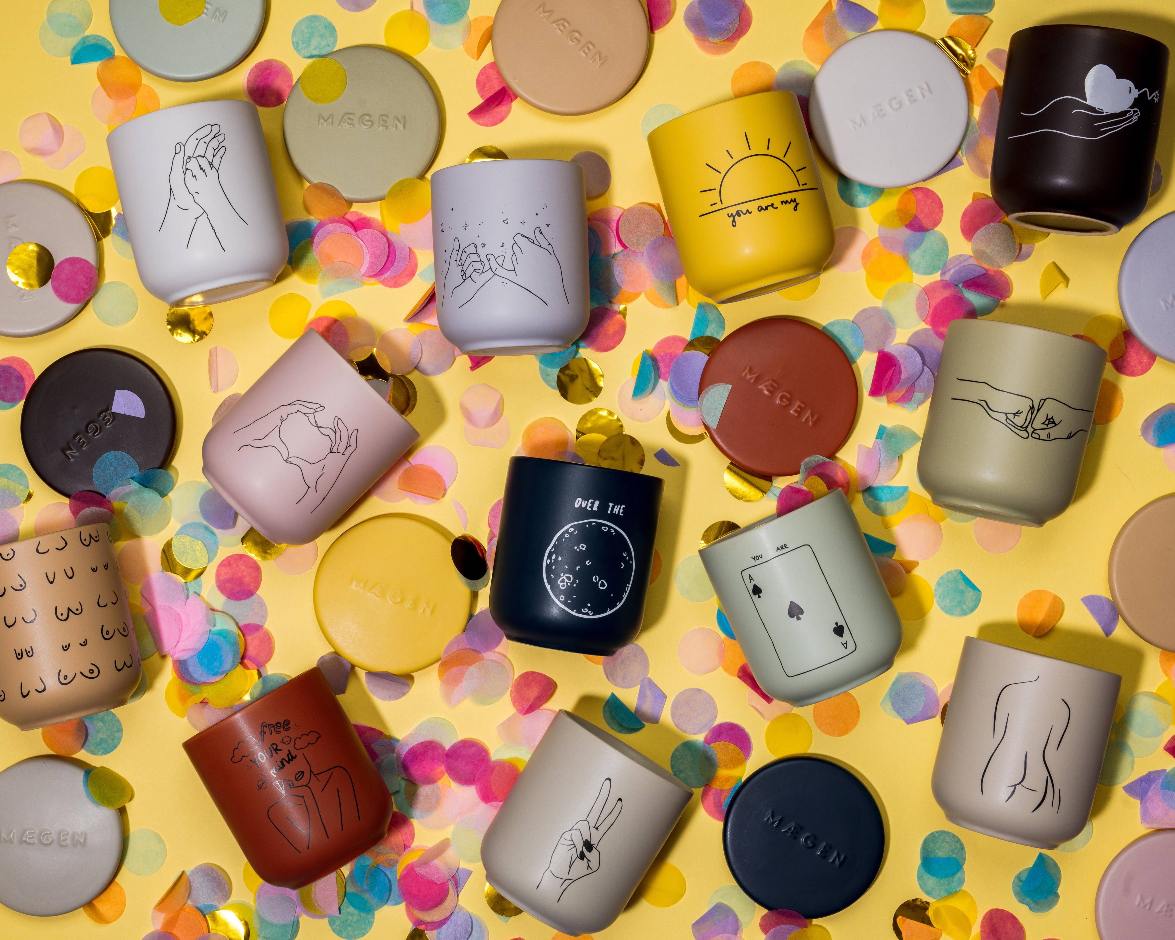 MÆGEN - Vox Candle - Busts - Deadnettle & Tobacco