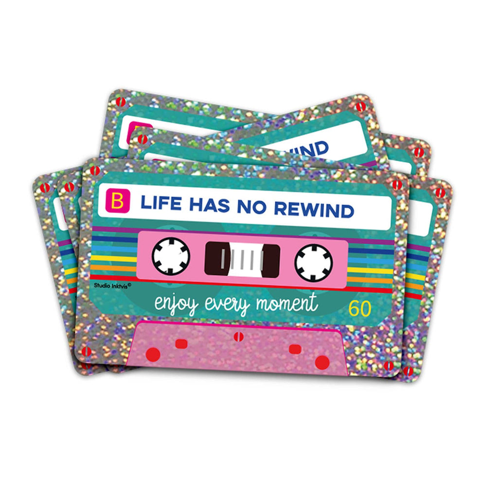Studio Inktvis - Life Has No Rewind Sticker