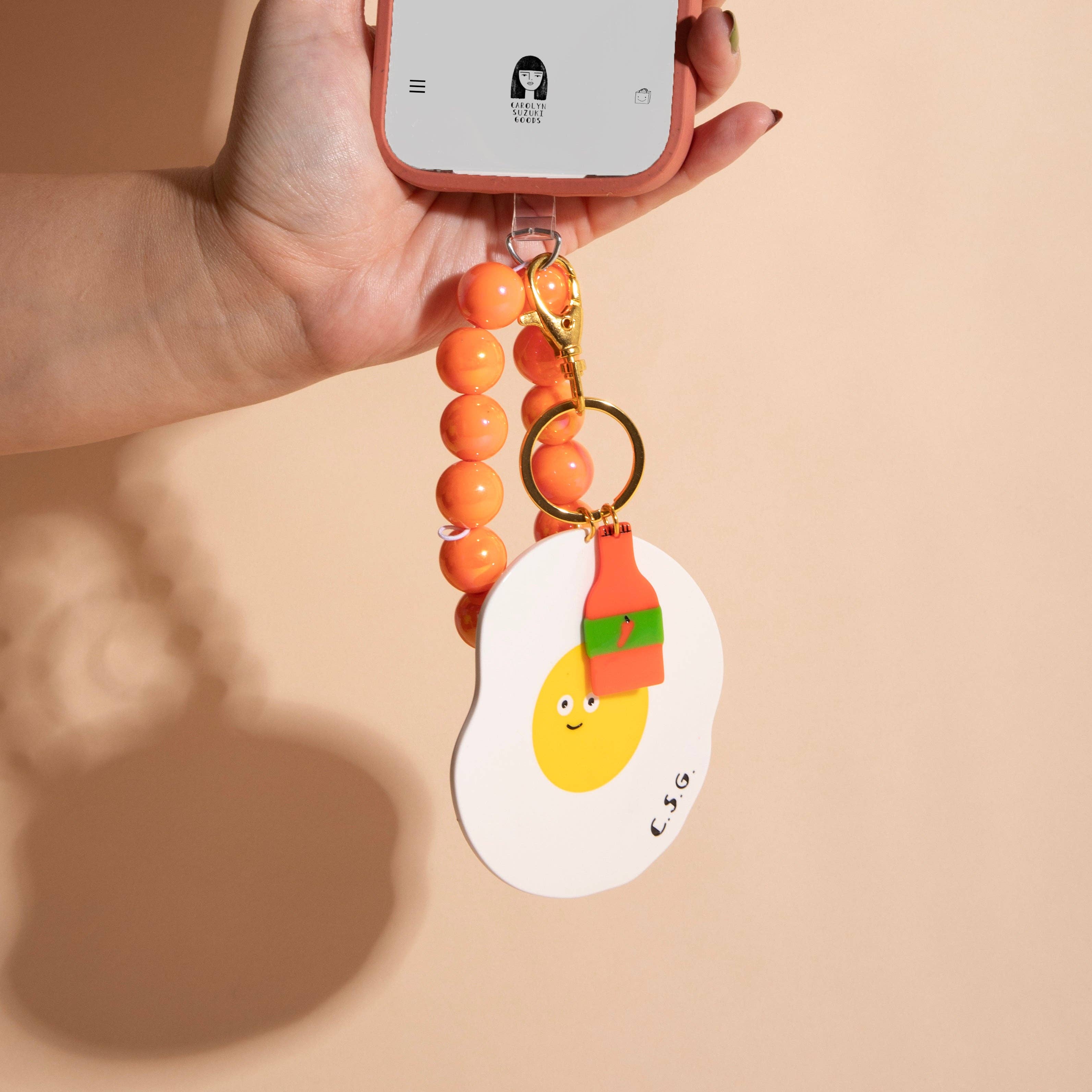Carolyn Suzuki Charm - Spicy Egg