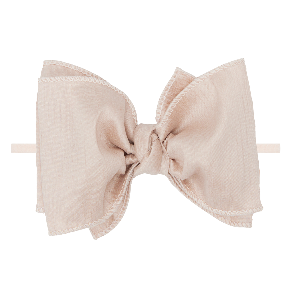 Baby Bling Bows - Faux Silk Big Classic Bow