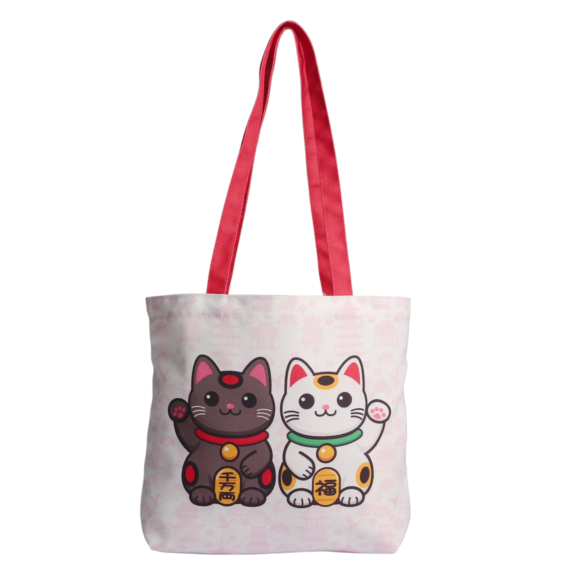 Urban Tokyo Tote Bag Lucky Cats