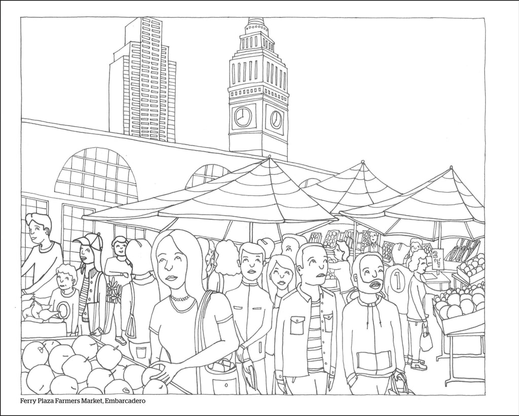 Chronicle Books - Color this Book: San Francisco