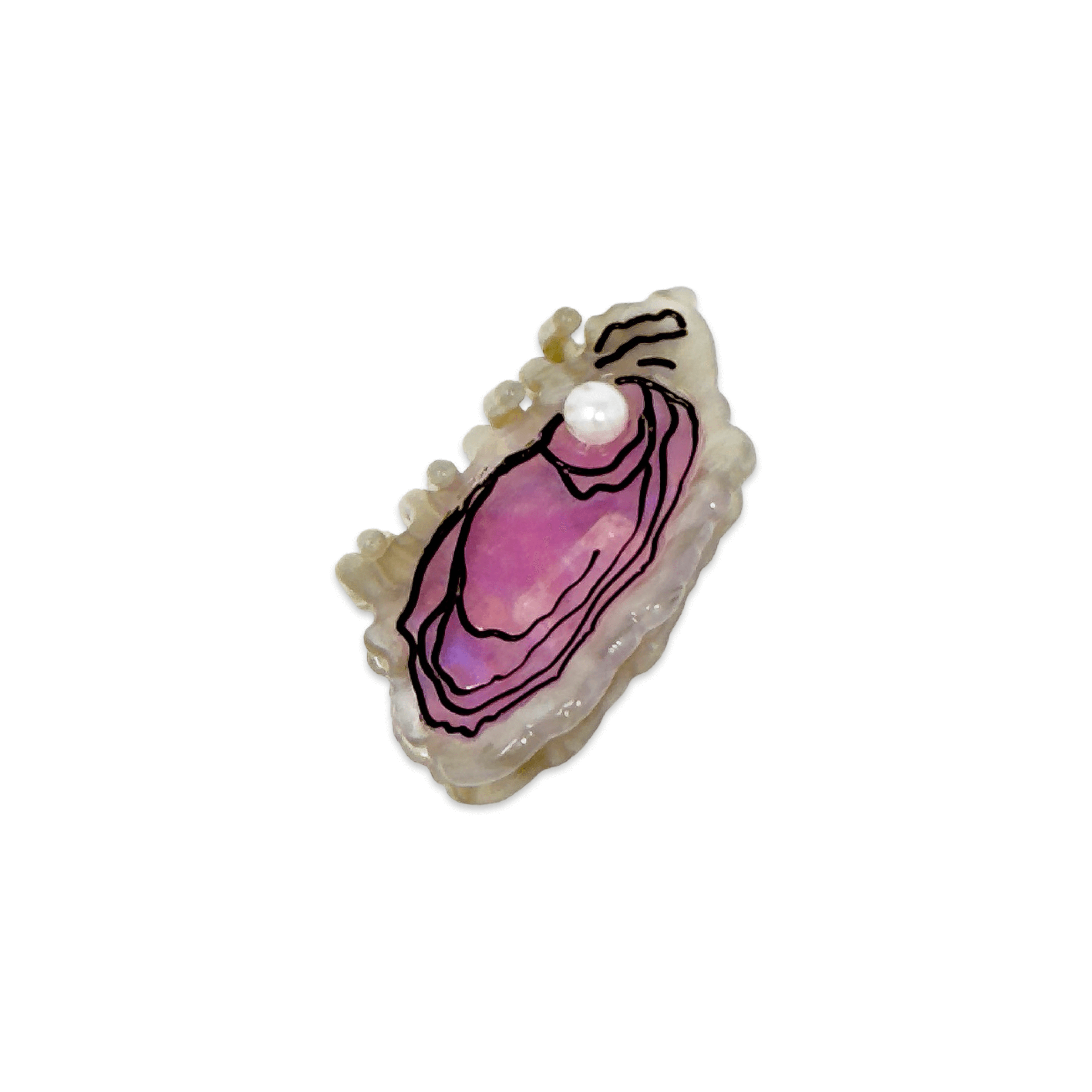 Jenny Lemons Hair Claw Clip - Mini Oyster