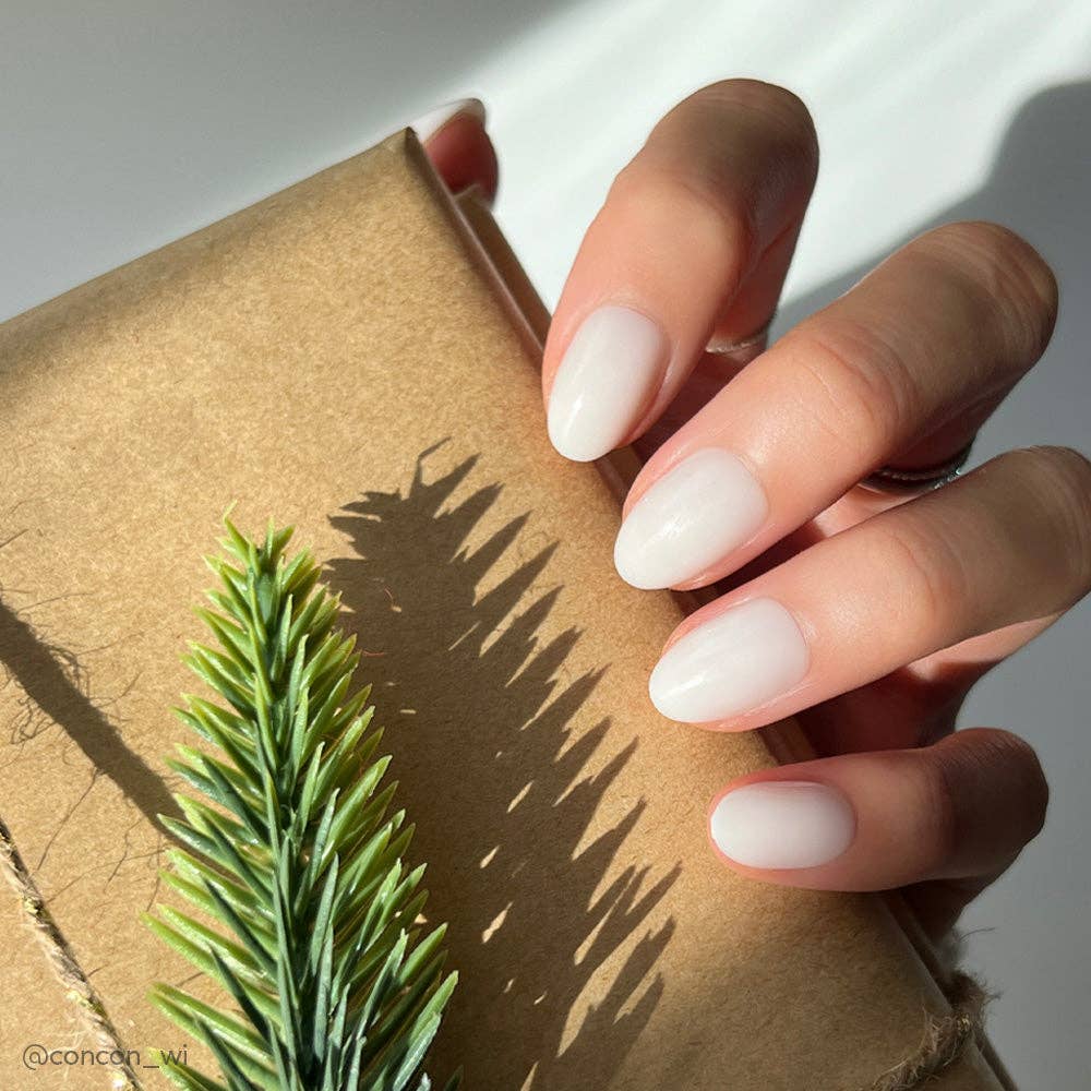 Glamnetic Press On Nails - White Swan
