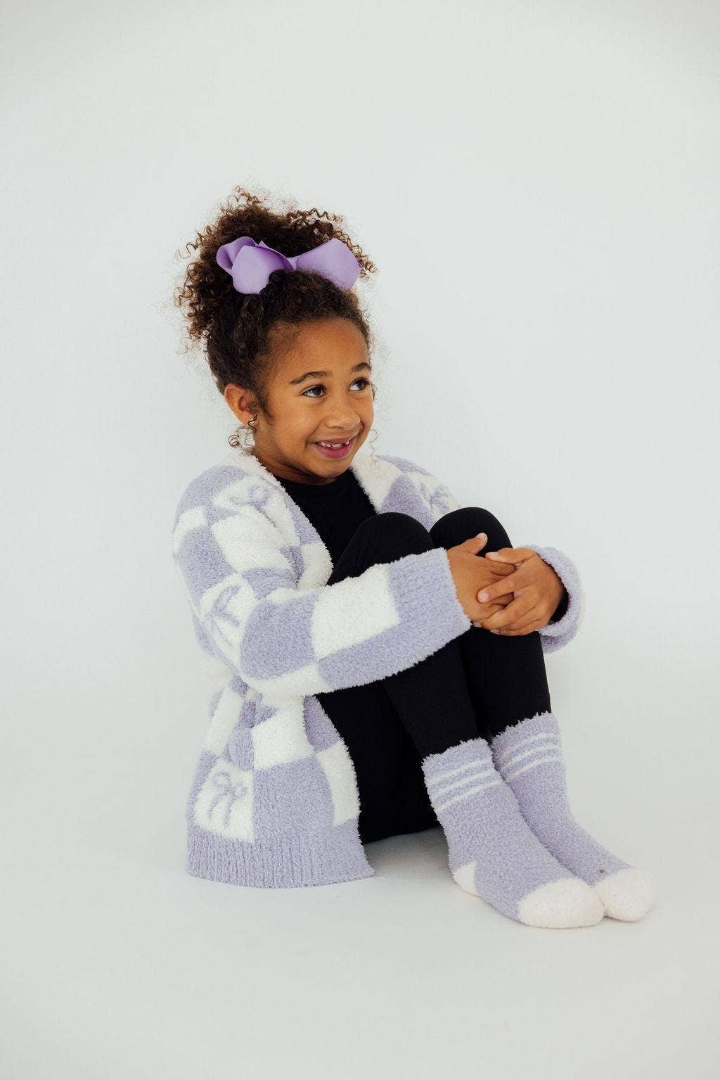Mila & Rose - Lavender/Coconut Sporty Cozy Socks
