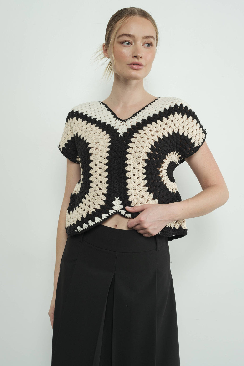 Women's Handmade Crochet Sweater Top