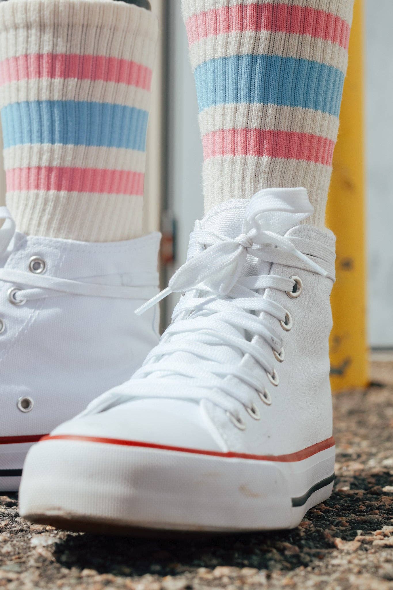 SOCCO Socks - Cotton Candy Striped