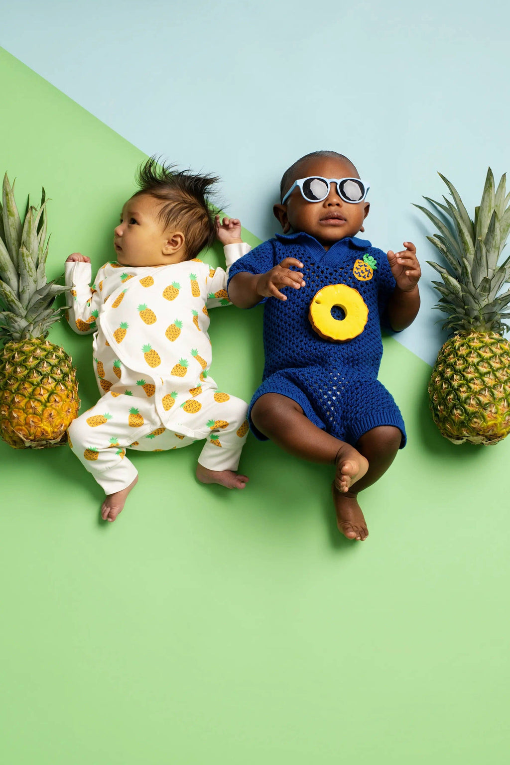 Monica + Andy Kimono Romper - Pineapple Party