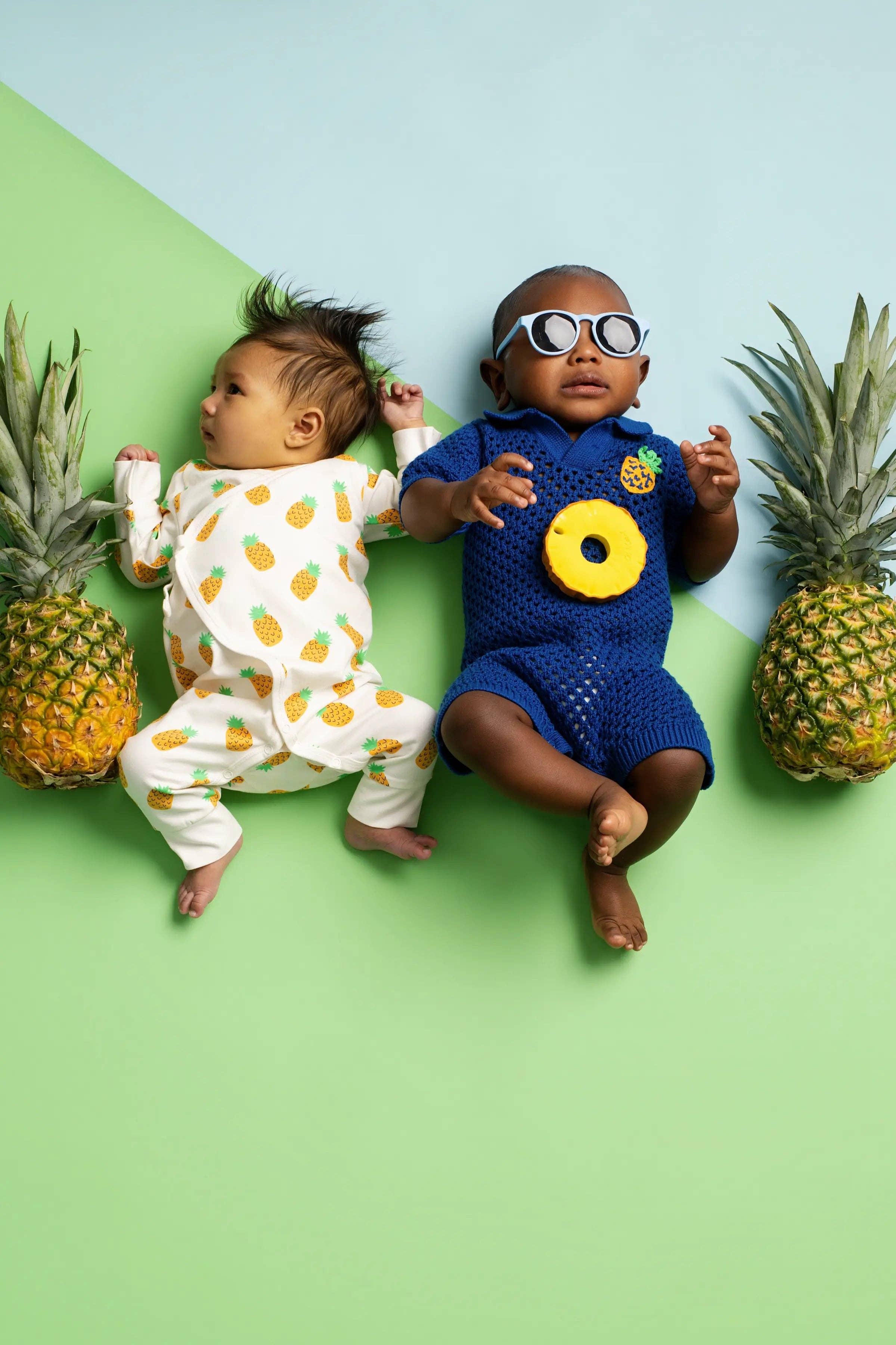 Monica + Andy Kimono Romper - Pineapple Party