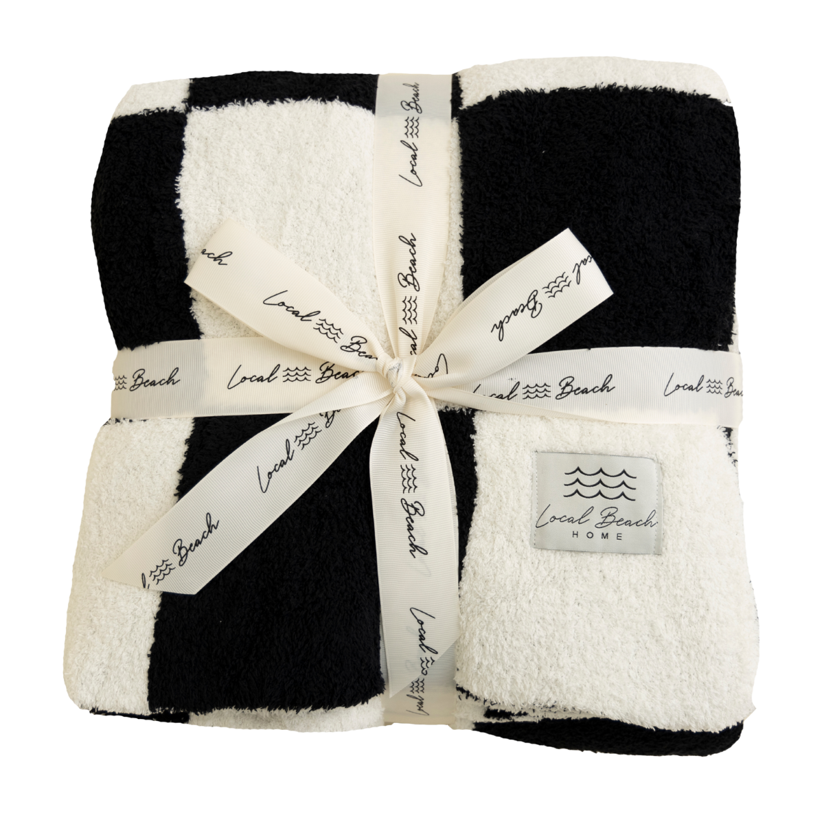Local Beach - Checker Luxe Home Blanket