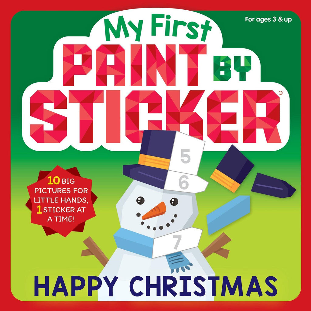 My First Paint by Sticker - Happy Christmas