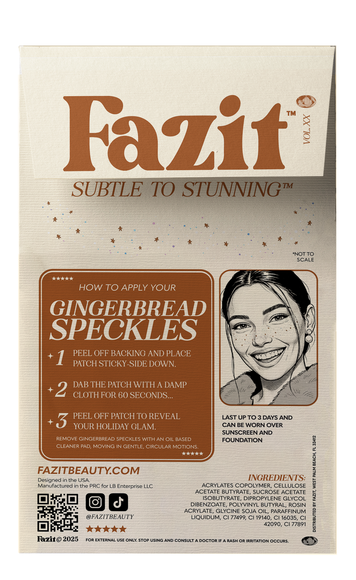 Fazit - Gingerbread Speckles Makeup Patches