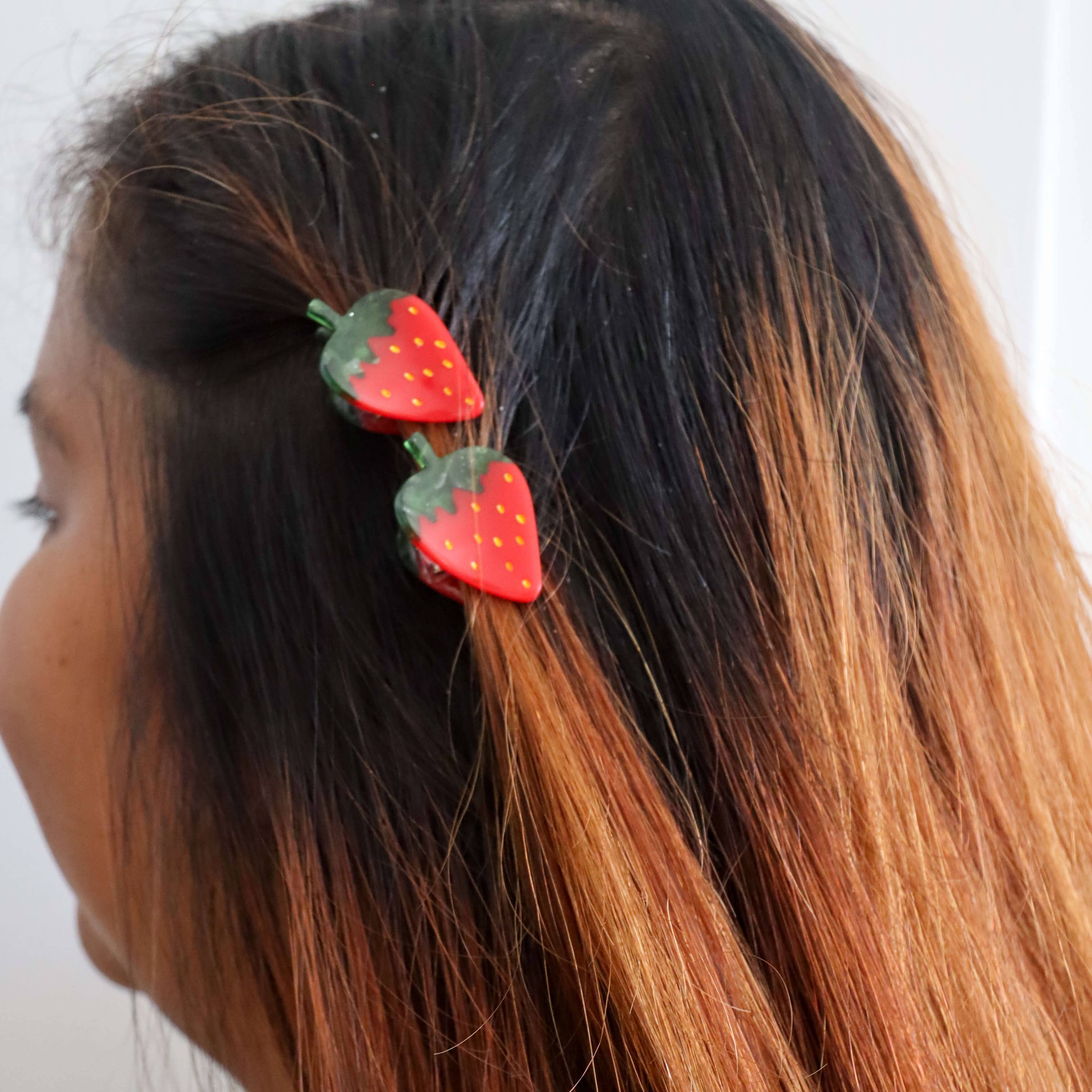 Jenny Lemons Hair Claw Clip Set - Micro Fruit and Flowers