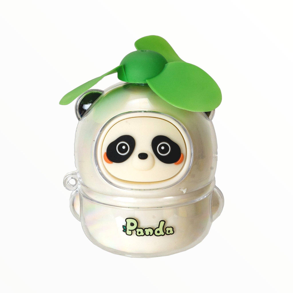 Urban Tokyo - Mini Handheld Fan - Green Panda