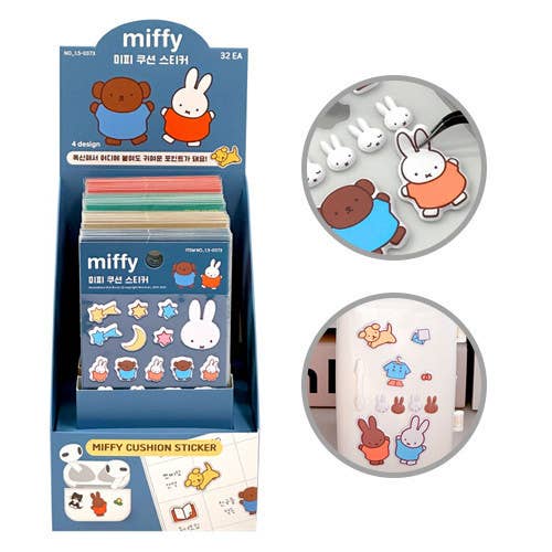 K-Wonderland - Miffy Soft Cushion Sticker Pack