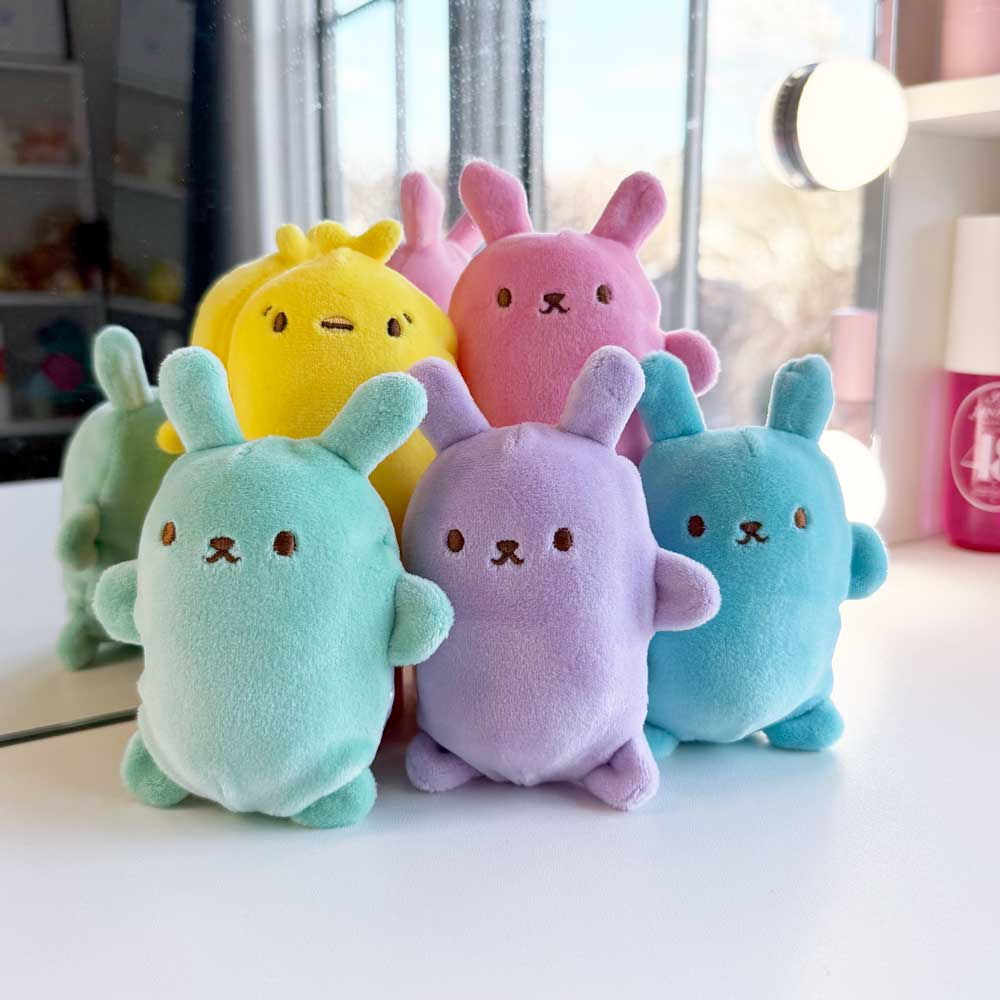 Top Trenz Inc - Bubble Stuffed Squishy Friends - Bunny Edition
