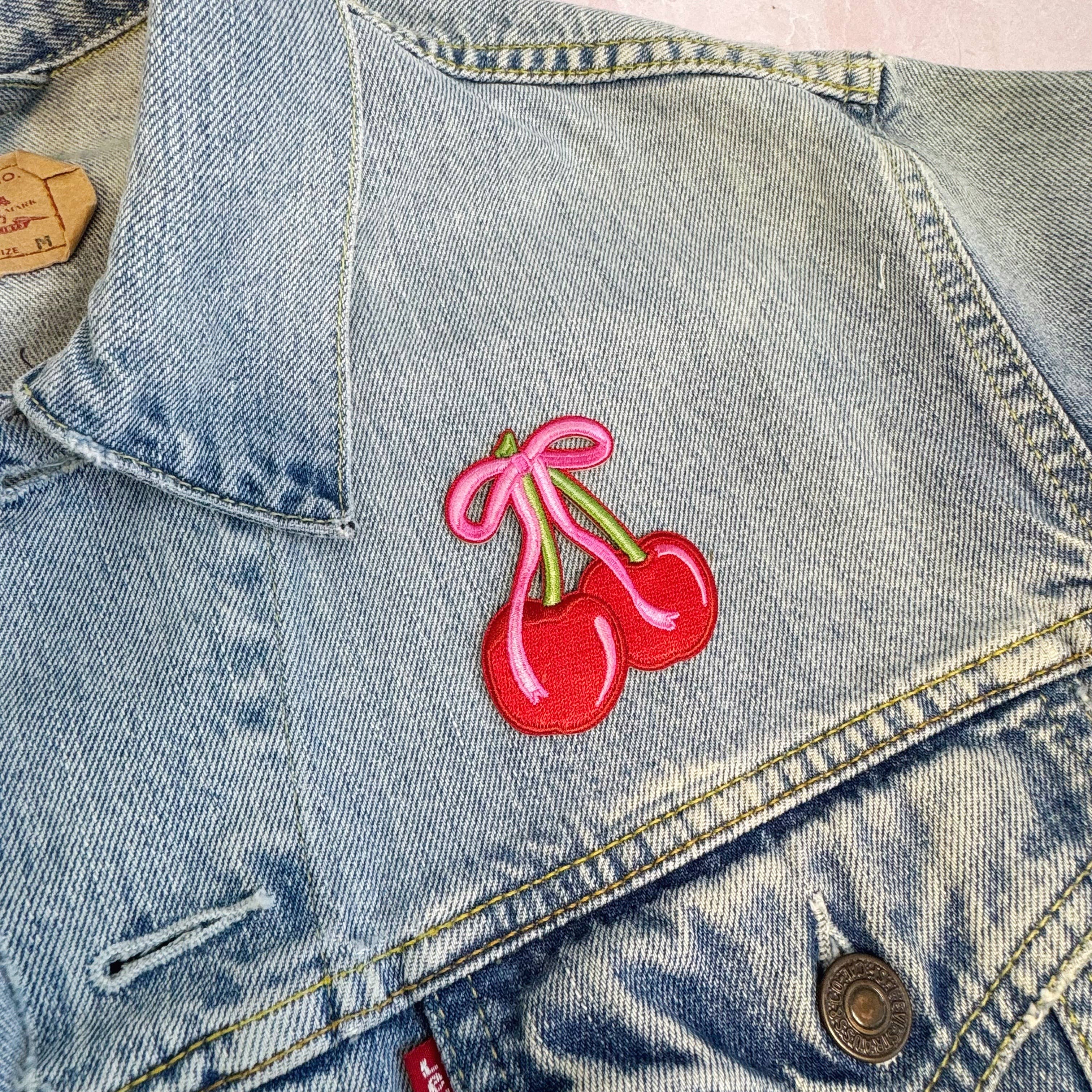 Wildflower + Co. Patch - Cherry w/ Bow