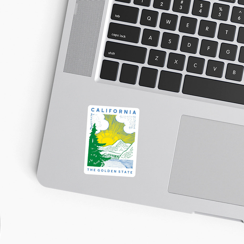 Sweet Bippy Press - California Golden State Sticker