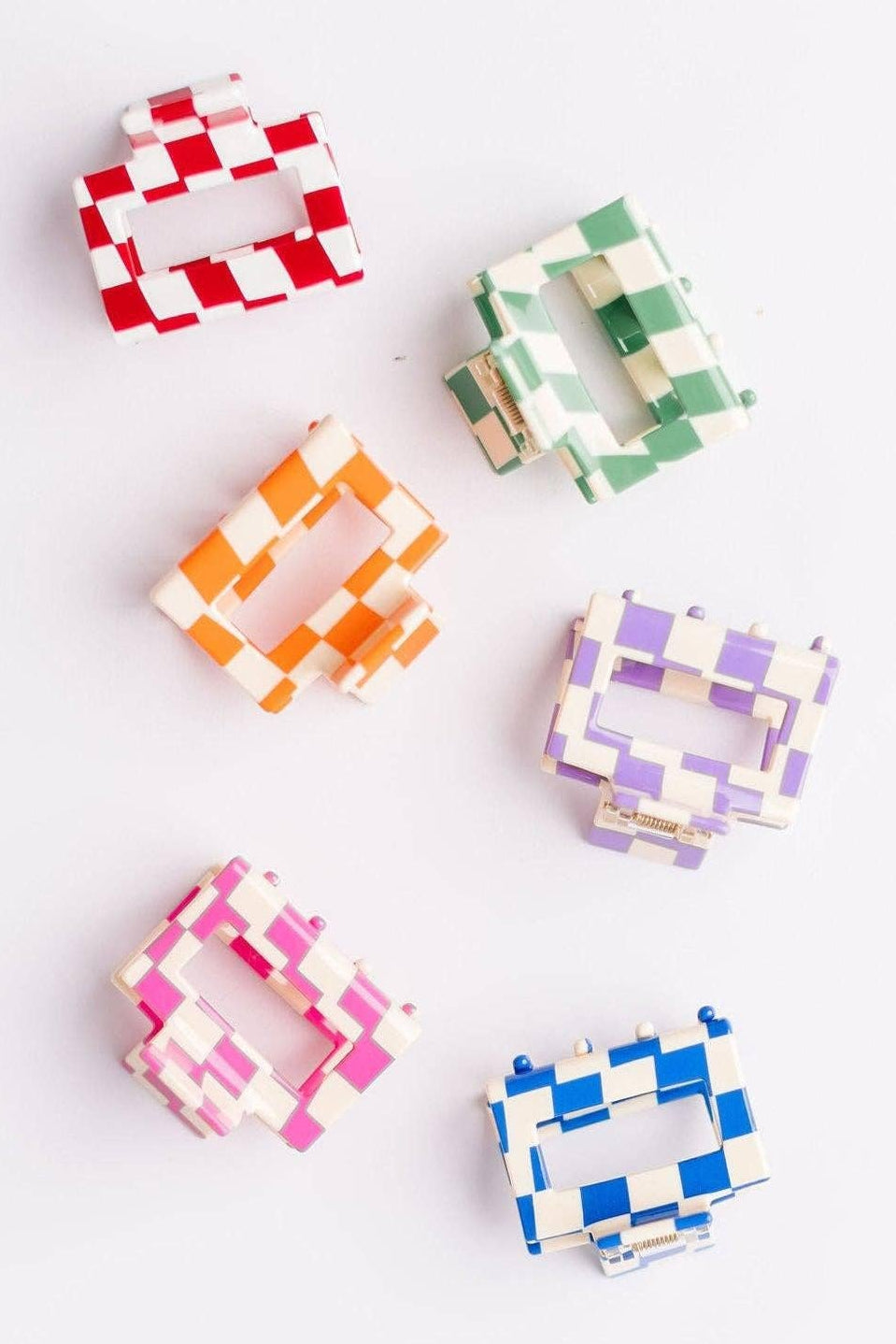 Mila & Rose - Checker Claw Clip