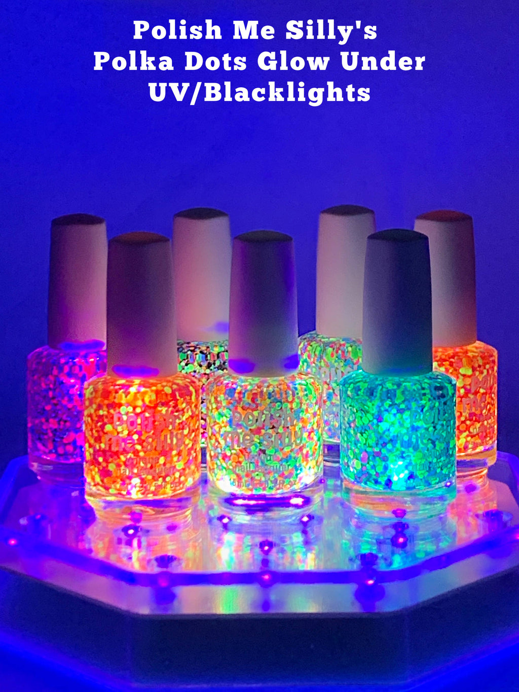 Polish Me Silly Nail Polish - Flirty (Polka Dot)