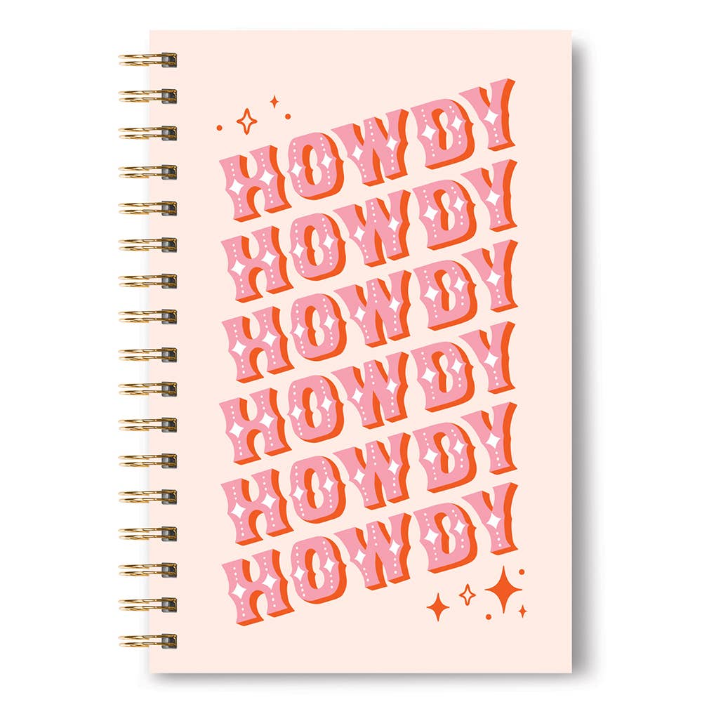 Studio Oh! - Howdy Partner Medium Spiral Notebook