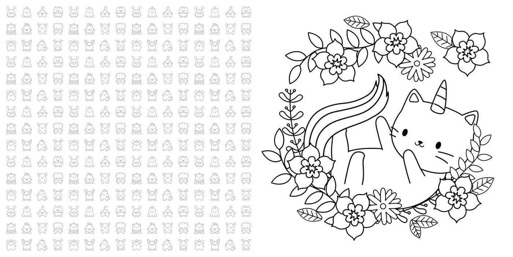 I Heart Kawaii Coloring Book