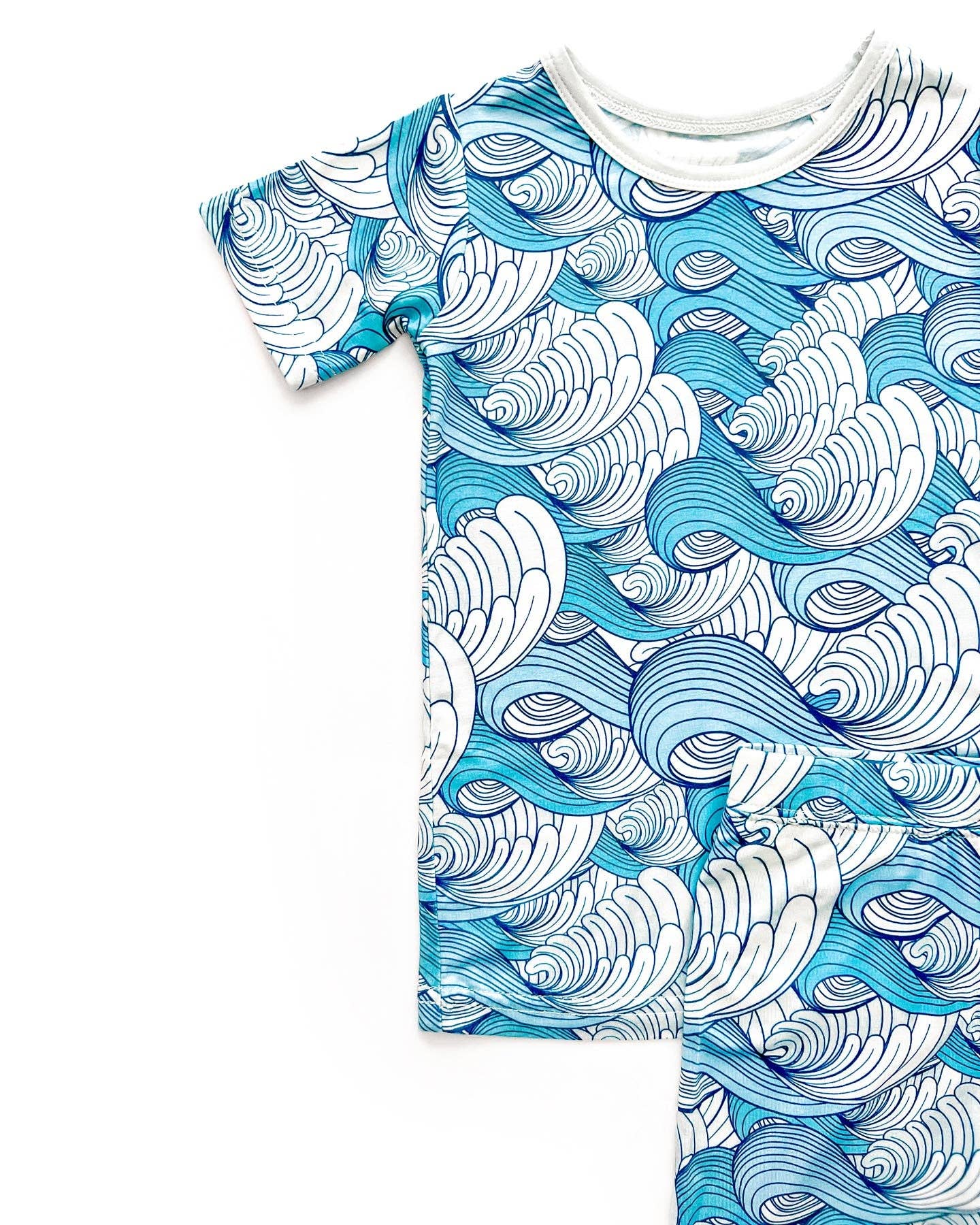 Lucky Panda Kids Bamboo Shorts PJs - Delmar