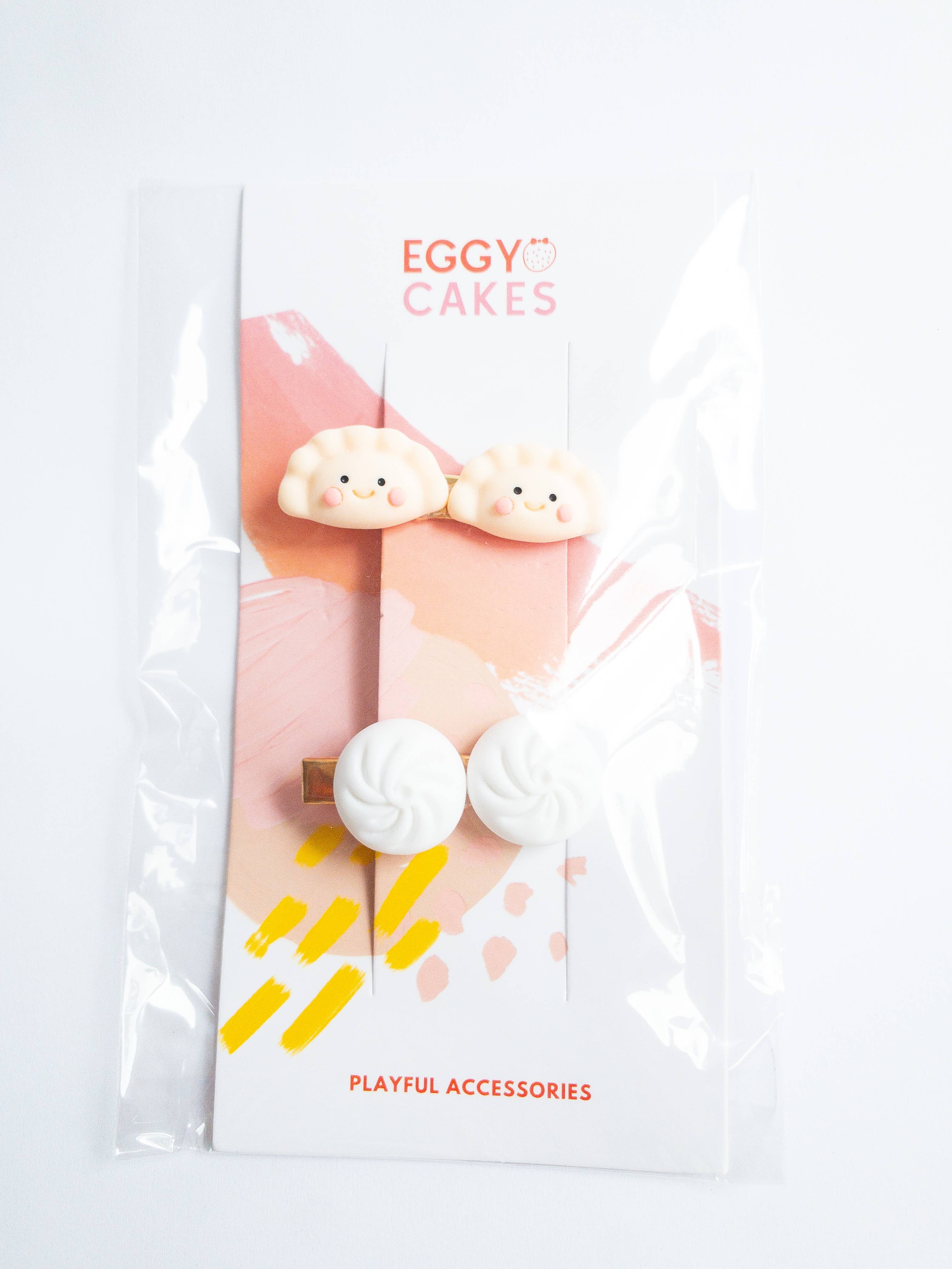 Eggy Cakes - Mandu Hair Clip Set