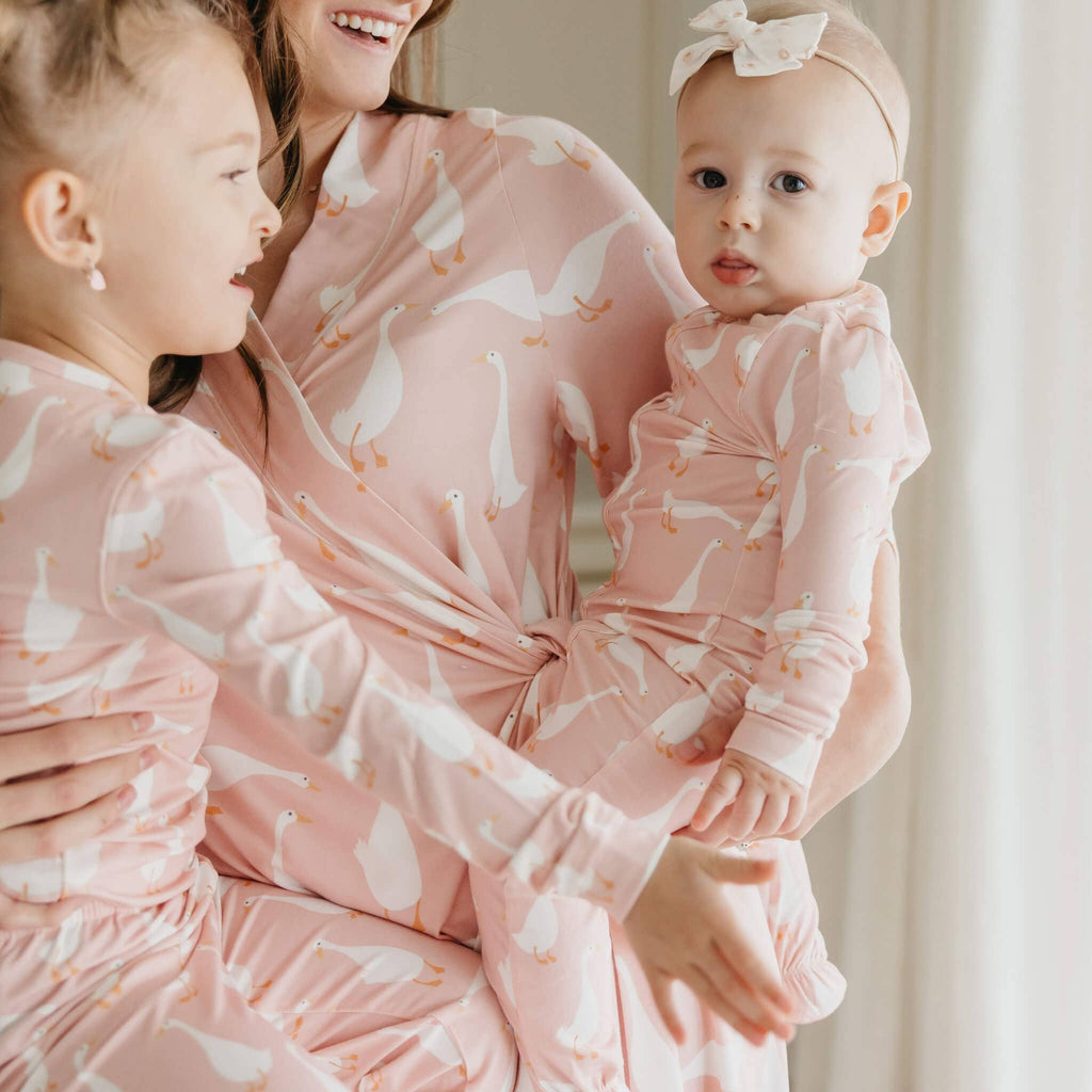 Copper Pearl - Zip-Up Footie Pajama - Goosie