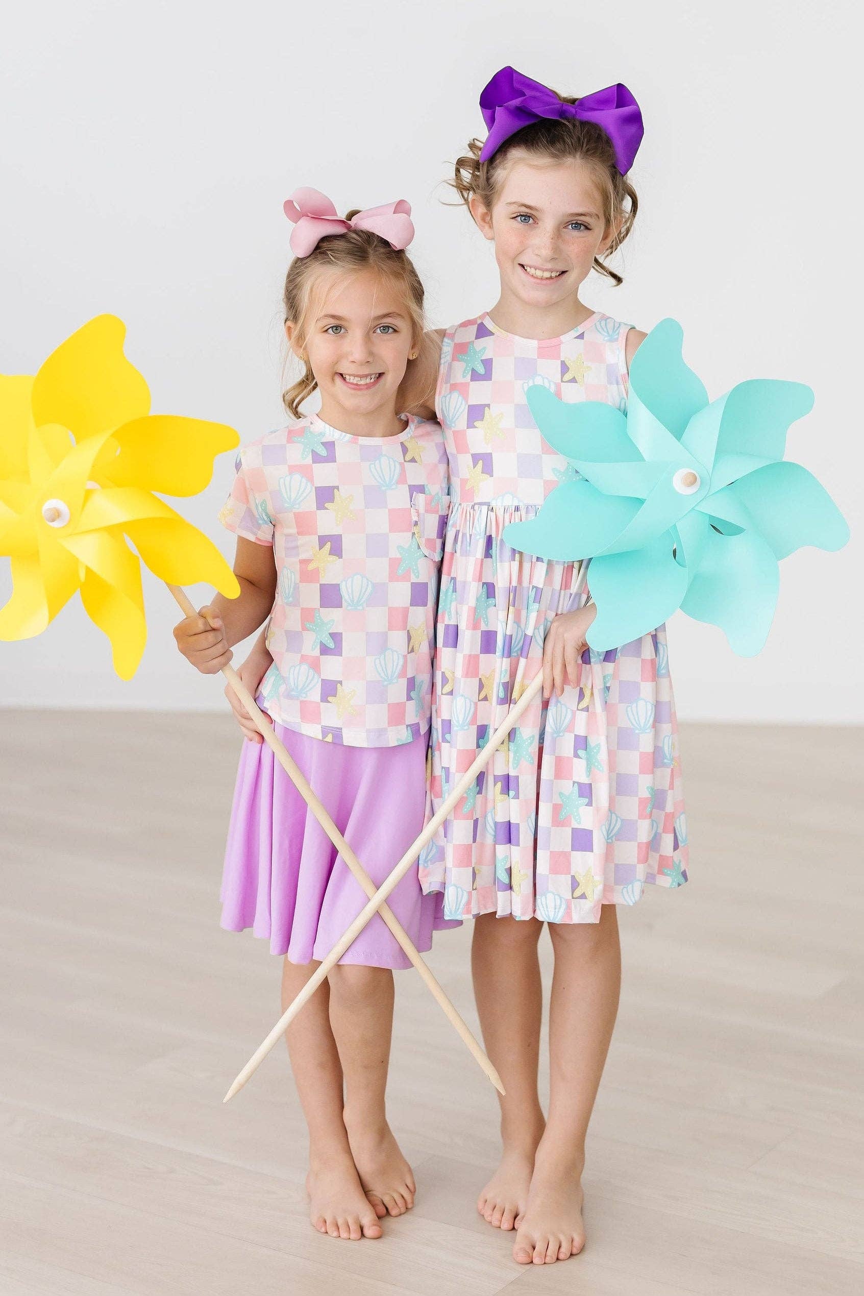 Mila & Rose Tank Twirl Dress - Beach Days