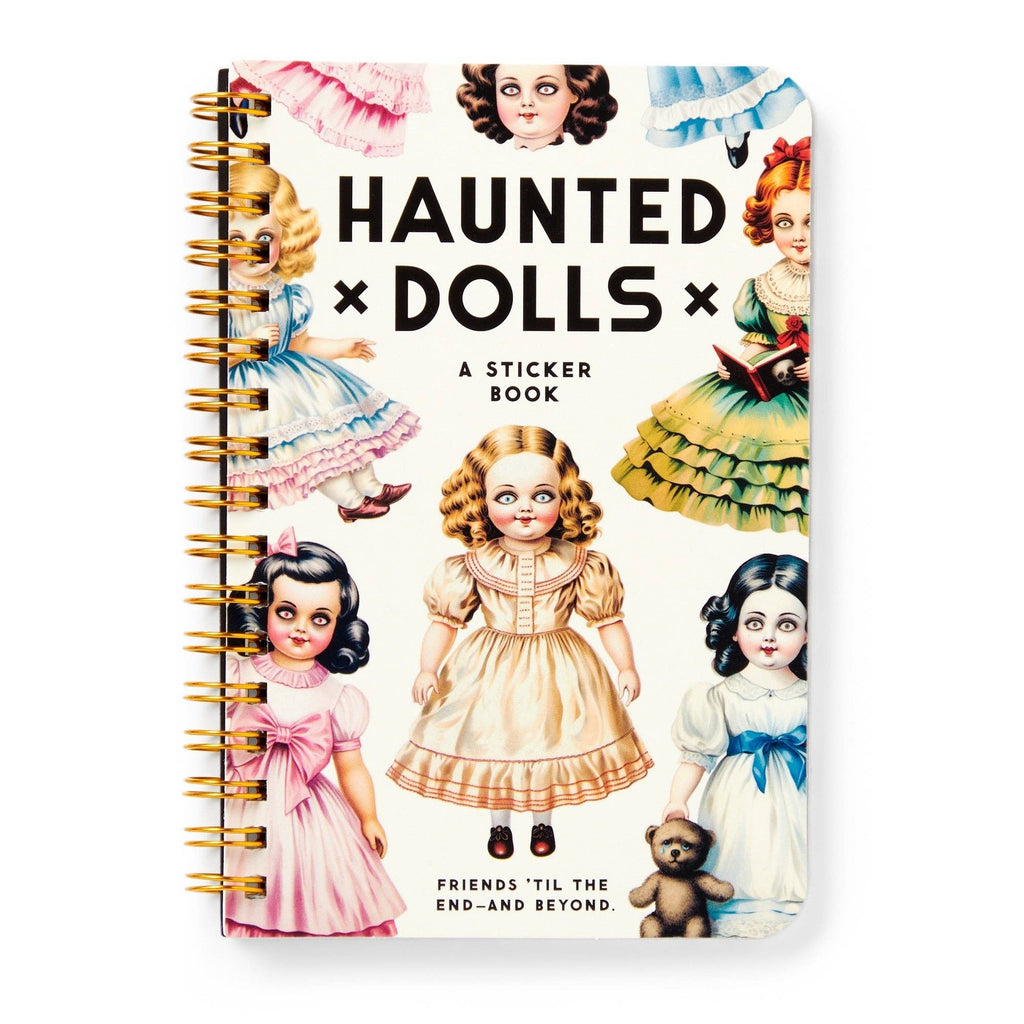Chronicle Books - Brass Monkey Haunted Dolls Sticker Book