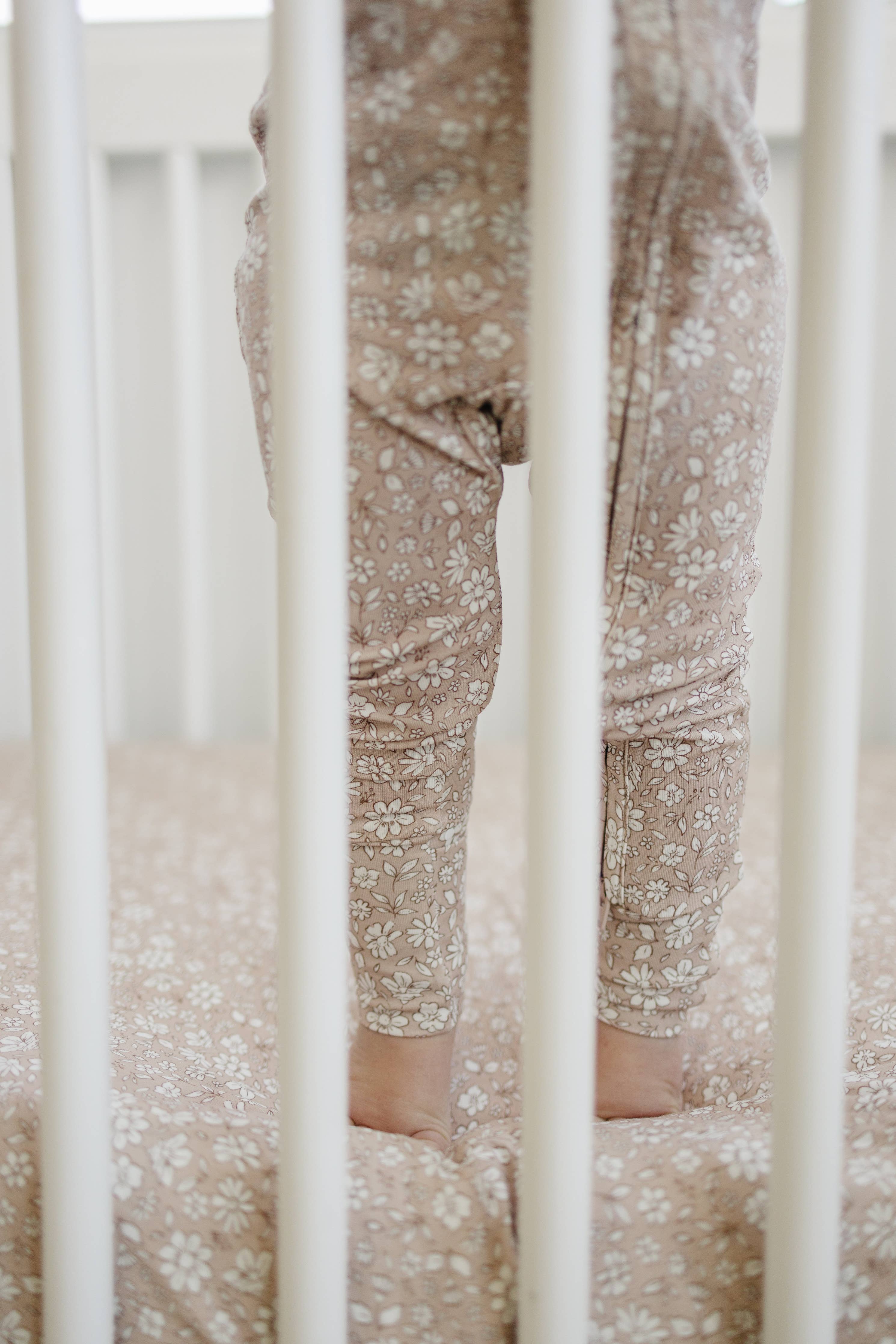 Little Joy Co. Bamboo Zippy Romper - Dainty Ditsy