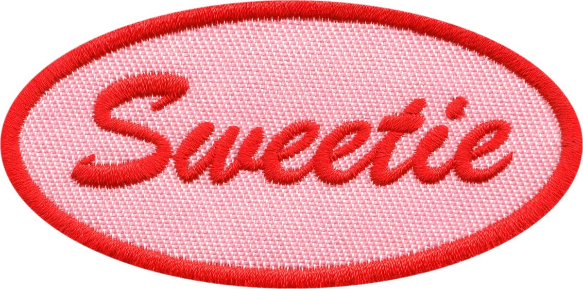 Square Deal Patch - 1950s Diner Name Tag "Sweetie"