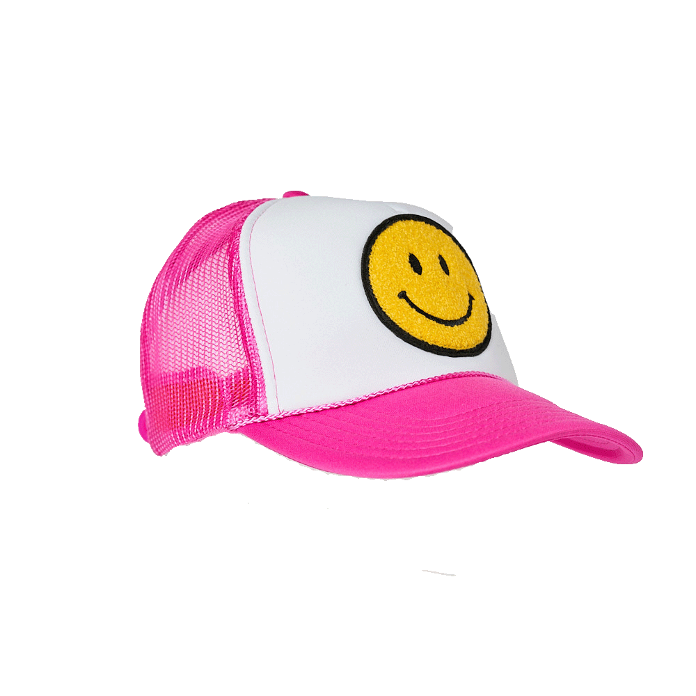 Local Beach Trucker Hat - Smiley Patch