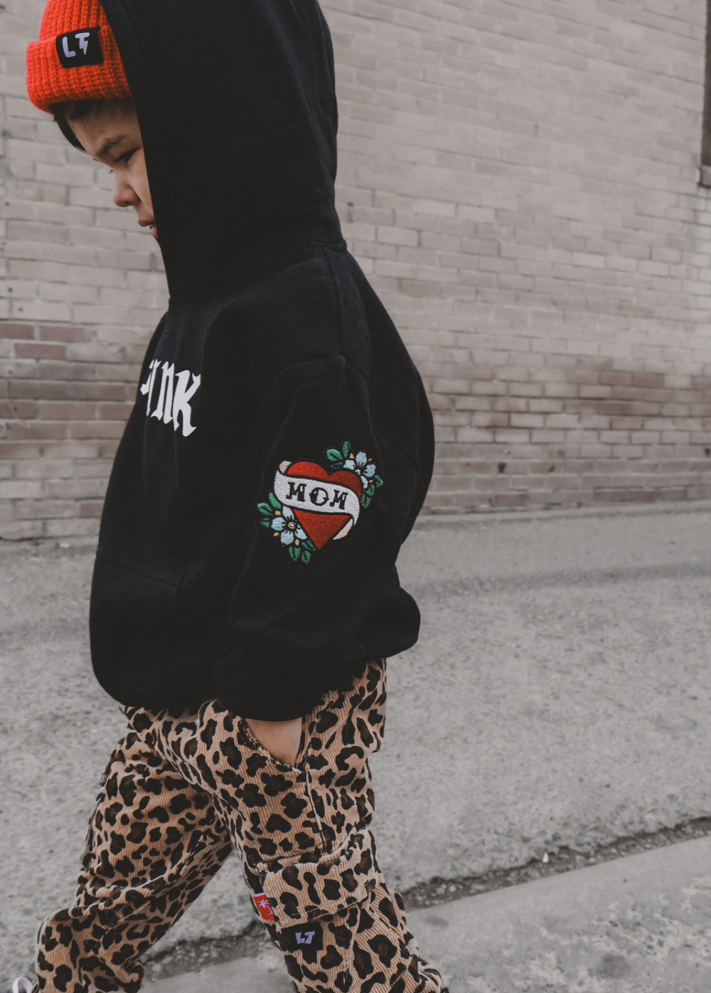 Little Trouble - Leopard Cord Cargos